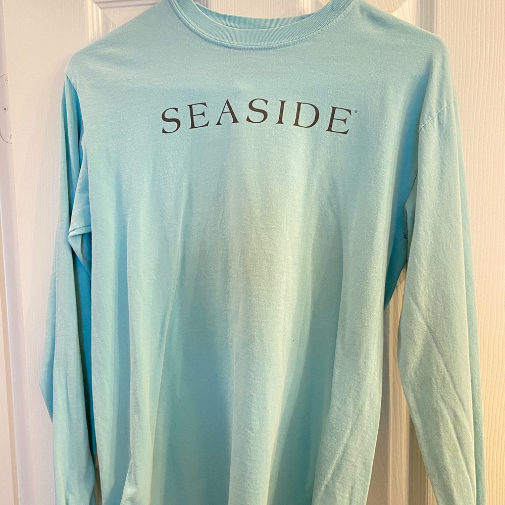 Blue seaside long sleeve